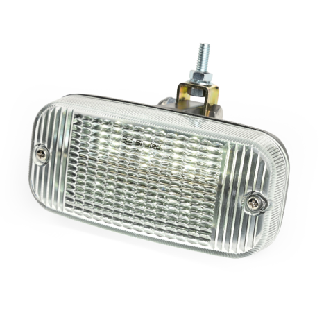 Lampa de pozitie LED TALMU, 24V, alb, dispersor transparent, suport reglabil, montaj sub bara [8]