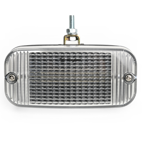 Lampa de pozitie LED TALMU, 24V, alb, dispersor transparent, suport reglabil, montaj sub bara [1]