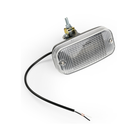 Lampa de pozitie LED TALMU, 24V, alb, dispersor transparent, suport reglabil, montaj sub bara [11]