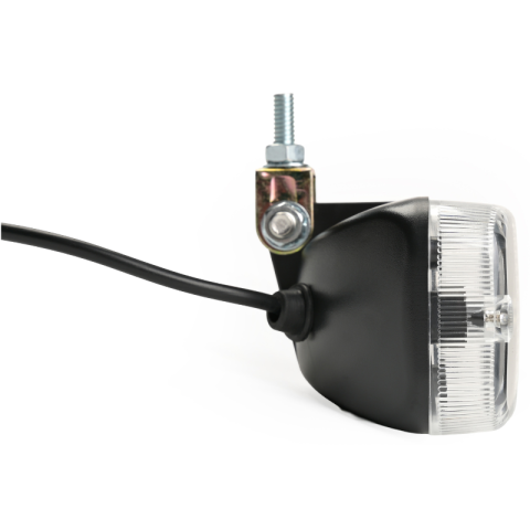 Lampa de pozitie LED TALMU, 24V, alb, dispersor transparent, suport reglabil, montaj sub bara [2]