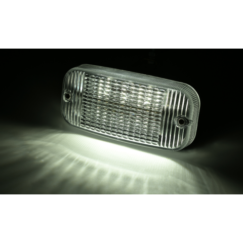 Lampa de pozitie LED TALMU, 24V, alb, dispersor transparent, suport reglabil, montaj sub bara [5]