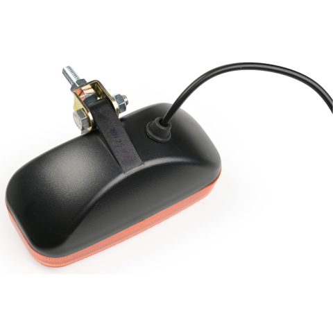 Lampa de pozitie LED, TALMU, 24V, dispersor portocaliu, montare sub bara, contur camion [12]