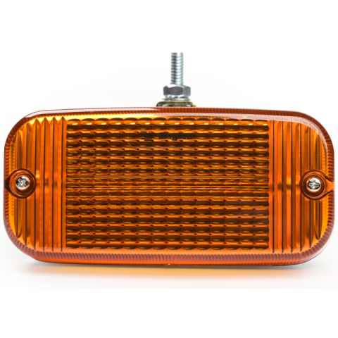 Lampa de pozitie LED, TALMU, 24V, dispersor portocaliu, montare sub bara, contur camion [7]