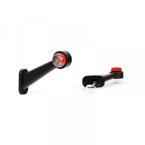 Lampa gabarit cu bec R5W, brat oblic, albrosie, 18.7cm - WAS 263 [1]