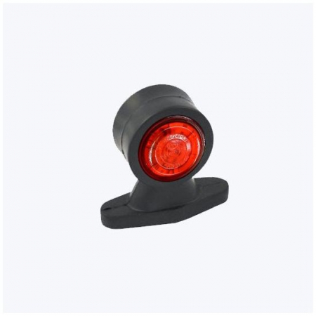Lampa Gabarit Cu Brat drept scurt LED DLG003.2, 6 LED-uri, dispersor rosu si alb - EGKAL DLG003.2