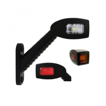 Lampa gabarit cu brat lung, alb, rosu, galben, 177mm [2]