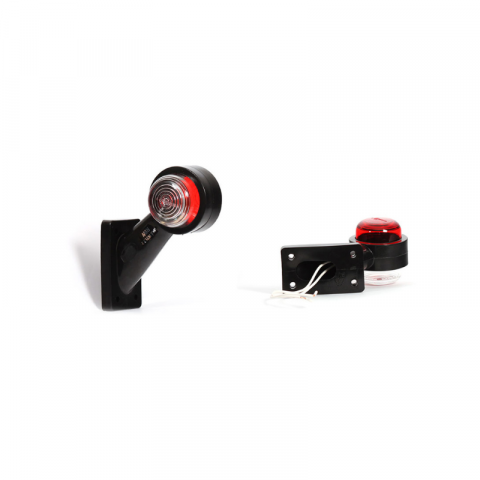 Lampi gabarit cu brat - Lampa gabarit cu brat oblic, bec R5W, albroșie, 10.85cm - WAS 267