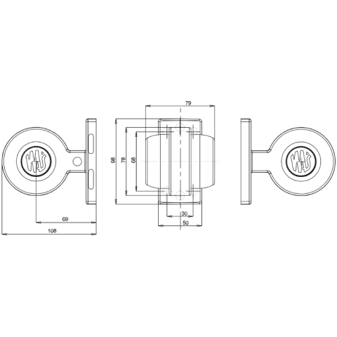 Lampa gabarit fata lateral, brat flexibil, 12V-24V, 2256/II, IP6K9K [7]