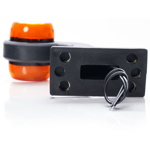 Lampa gabarit laterala cu brat cot la 90 de grade LED, IP6K9K, 12V-24V, 191x166 mm, stanga sau dreapta [5]