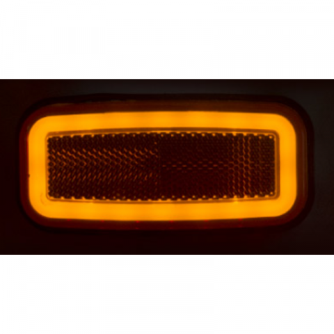 Lampa gabarit, LED, 10.3 x 3.6cm, suport inclus, cu reflectorizant [1]