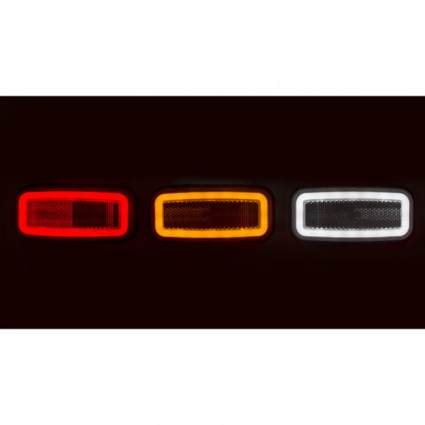 Lampa gabarit, LED, 10.3 x 3.6cm, suport inclus, cu reflectorizant [32]