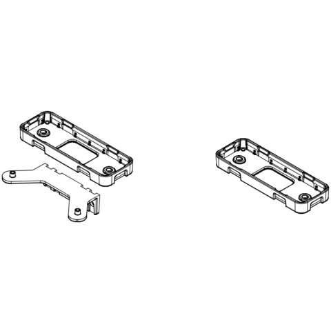 Lampa gabarit porocaliu LED 10.3 x 3.6cm, suport inclus, reflectorizant [4]