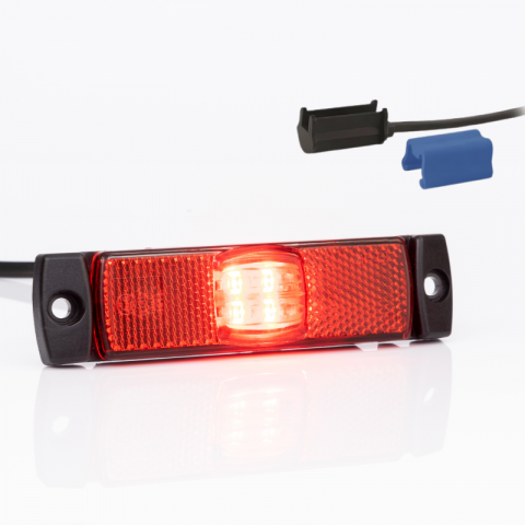 Lampi Gabarit LED - Lampa Gabarit LED, 12/24V, Conector Rapid QS075, 13 x 3.2cm