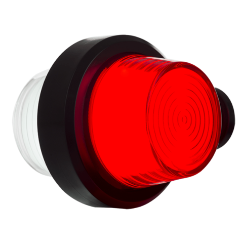 Lampa gabarit LED, 12V 24V, alb rosu, cu brat scurt, efect neon, universala [1]