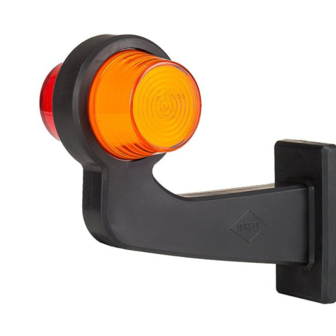 Lampi gabarit cu brat auto si remorci - Lampa gabarit LED Neon, 18 LED-uri, brat lung 19.25cm, lumina pozitie, 12/24V, stanga/dreapta, IP 68