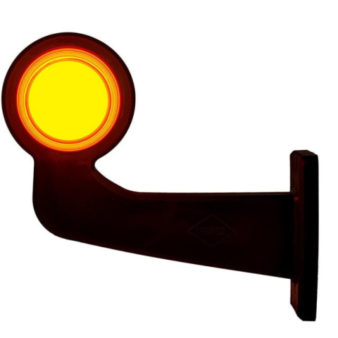 Lampa gabarit LED Neon, 18 LED-uri, brat lung 19.25cm, lumina pozitie, 12/24V, stanga/dreapta, IP 68 [2]