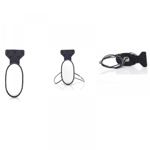 Lampa gabarit LED Alba cu pozitie, efect neon, 7.5cm [1]