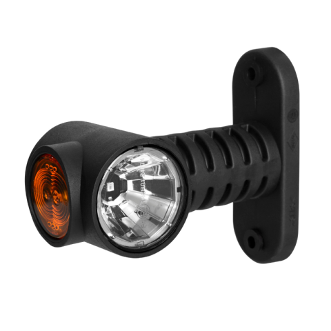 Lampi Gabarit LED - Lampa gabarit LED, brat drept, Graphite, 12/24V, pozitie alb/portocaliu/rosu, 11.75 x 3.8 x 10cm