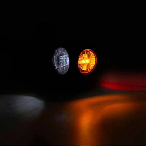 Lampa gabarit LED, brat drept, Graphite, 12/24V, pozitie alb/portocaliu/rosu, 11.75 x 3.8 x 10cm [3]
