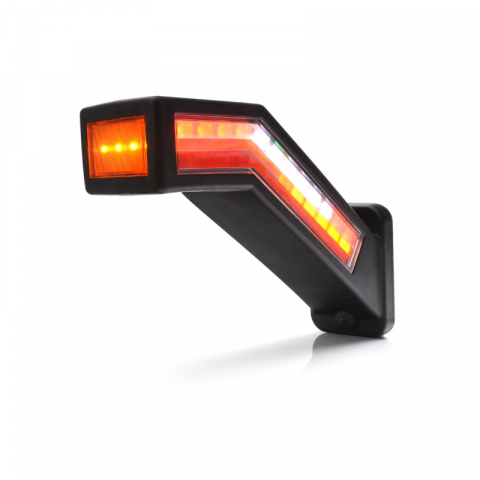 Lampi gabarit cu brat - Lampa gabarit cu brat, 5 functii, semnalizare dinamica, 12-24V, IP 6K9K, 23.8cm, LED