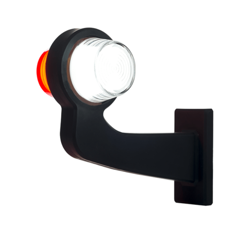 Lampa gabarit LED, cu brat lung, Stanga/Dreapta 12V 24V, alb rosu, efect neon, universala [3]