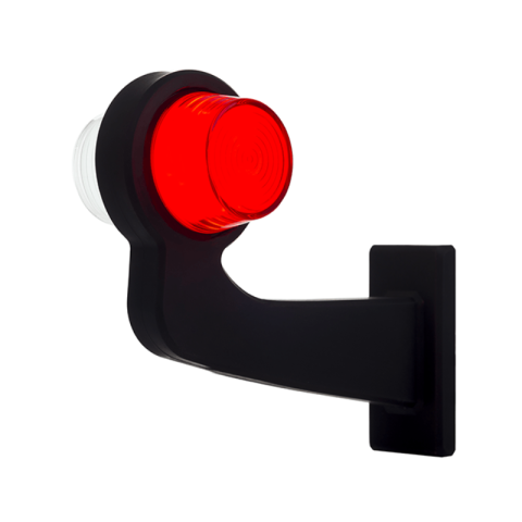 Lampa gabarit LED, cu brat lung, Stanga/Dreapta 12V 24V, alb rosu, efect neon, universala [1]