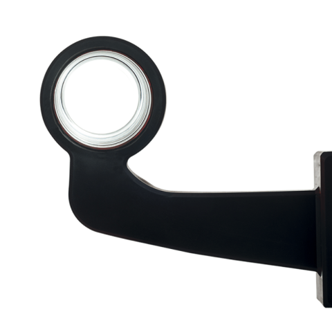 Lampa gabarit LED, cu brat lung, Stanga/Dreapta 12V 24V, alb rosu, efect neon, universala [2]