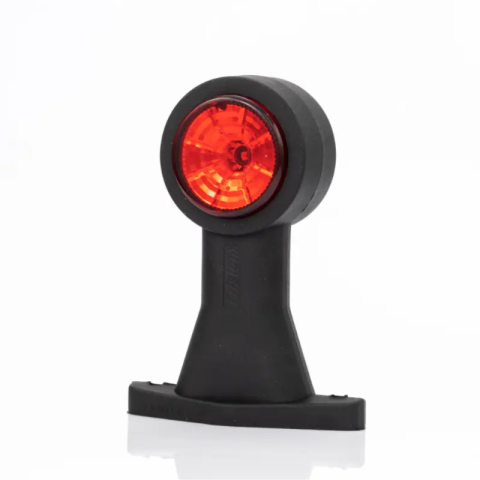 Lampi gabarit cu brat - Lampa gabarit LED cu brat lung drept, mufa QS150, suport cauciuc flexibil, 12-24V, omologare E9