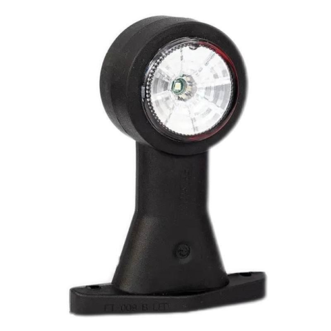 Lampa gabarit LED cu brat lung drept, mufa QS150, suport cauciuc flexibil, 12-24V, omologare E9 [1]