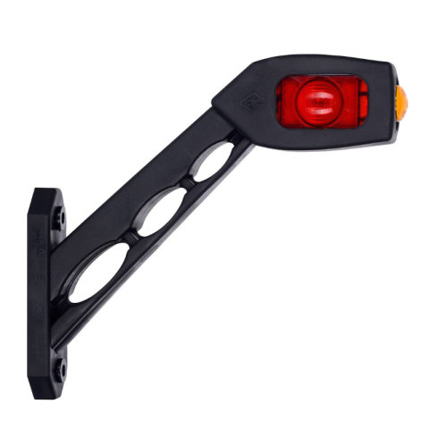 Lampi gabarit cu brat auto si remorci - Lampa gabarit LED, 8,6 x 4,2 cm cu brat oblic, 12V 24V, alb, rosu, portocaliu, pentru camion si remorca
