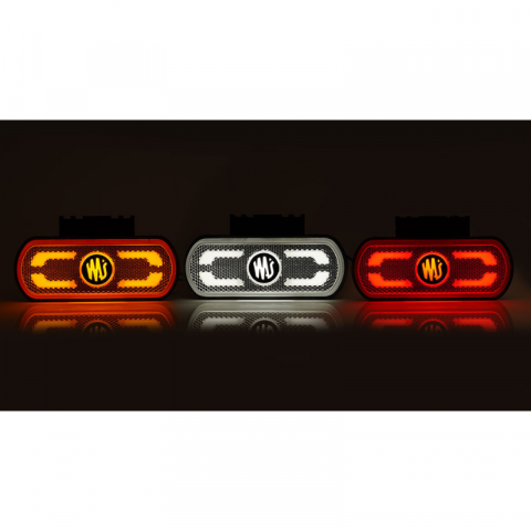 Lampa gabarit LED, cu reflectorizant, 12-24V, IP 6K9K, 13.38cm [2]