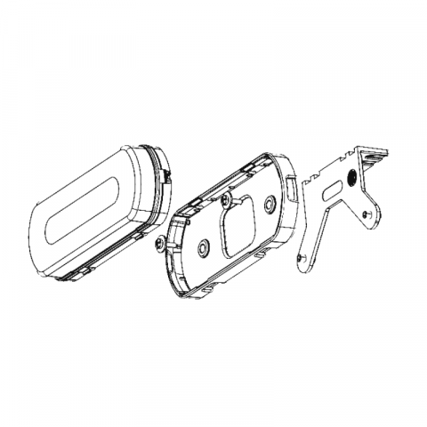 Lampa gabarit LED, cu reflectorizant, 12-24V, IP 6K9K, 13.38cm [4]