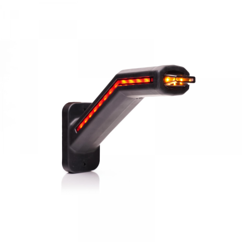 Lampa gabarit LED DARK cu brat si semnalizare dinamica, 12-24V, IP 6K9K, 18.5cm