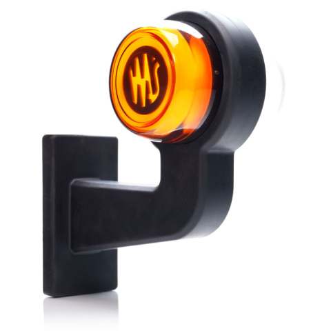 Lampa gabarit LED fata laterala cu brat cot la 90 de grade, 12V-24V, IP6K9K, stanga sau dreapta