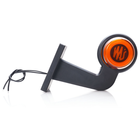 Lampa gabarit LED fata laterala cu brat cot la 90 de grade, 12V-24V, IP6K9K, stanga sau dreapta [3]