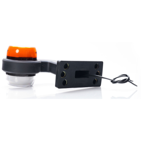 Lampa gabarit LED fata laterala cu brat cot la 90 de grade, 12V-24V, IP6K9K, stanga sau dreapta [6]