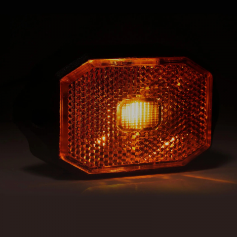 Lampa Gabarit LED Fristom, 17 x 6.3cm, Suport Lung, Universala 12V/24V, cu Reflector [1]