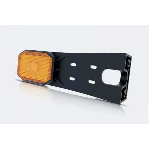 Lampi gabarit cu brat - Lampa Gabarit LED Fristom, 17 x 6.3cm, Suport Lung, Universala 12V/24V, cu Reflector