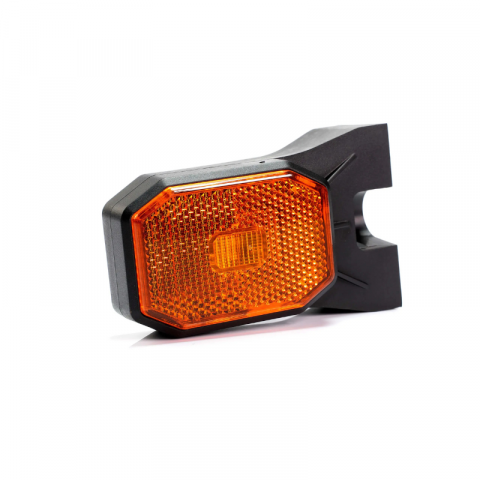 Lampi gabarit cu brat - Lampa Gabarit LED Fristom, 10 x 6.3cm cu Reflector si Suport Unghiular, Omologare E9, Rezistenta la Socuri