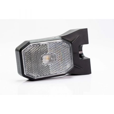 Lampa Gabarit LED Fristom, 10 x 6.3cm cu Reflector si Suport Unghiular, Omologare E9, Rezistenta la Socuri