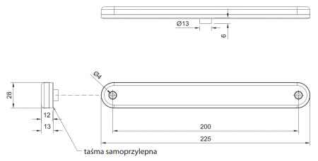 Lampa gabarit LED FT 195 - Fristom FT-195 FT195 195 Lampa contur cabina [6]