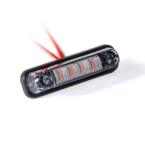 Lampi gabarit auto si remorci - Lampa gabarit LED, fumuriu, 12-30v,  alb, rosu, galben