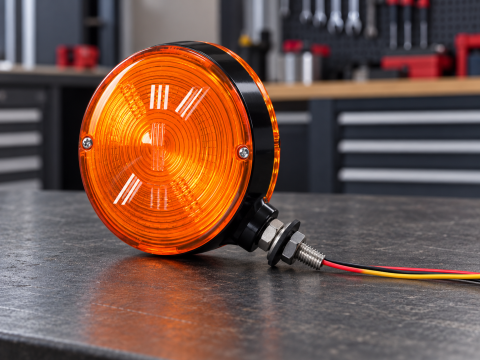 Lampa spaniola gabarit LED Lollipop Star 12/24V, portocaliu-portocaliu, 10,7 x 15,5 cm [16]