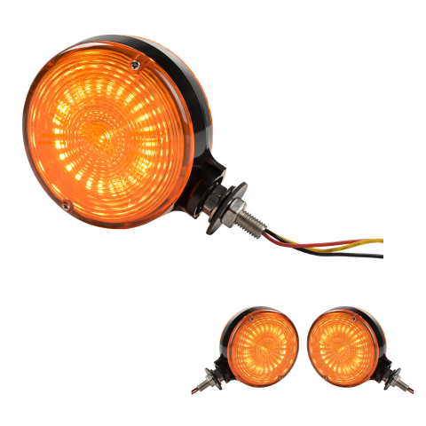 Lampa spaniola gabarit LED Lollipop Star 12/24V, portocaliu-portocaliu, 10,7 x 15,5 cm