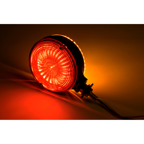 Lampa spaniola gabarit LED Lollipop Star 12/24V, portocaliu-rosu, 10,7 x 15,5 cm [22]