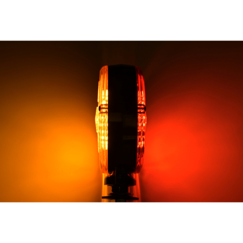 Lampa spaniola gabarit LED Lollipop Star 12/24V, portocaliu-rosu, 10,7 x 15,5 cm [17]