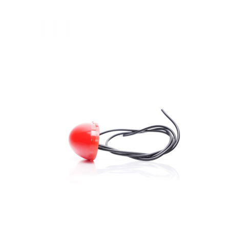 Lampa gabarit LED rosie cu pozitie, efect neon, 7.5cm [6]