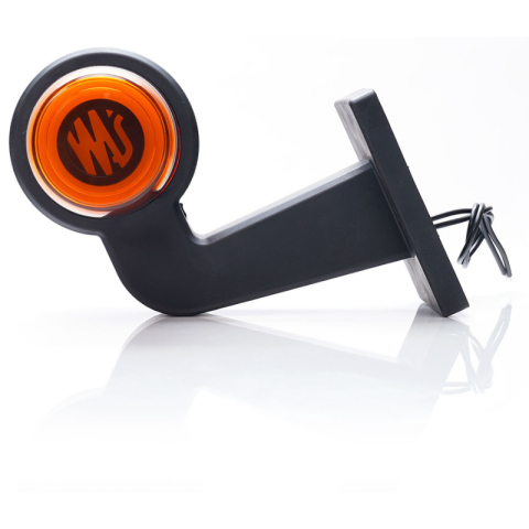 Lampa gabarit LED spate laterala cu brat cot la 90 de grade, 12V-24V, IP6K9K, stanga sau dreapta [2]