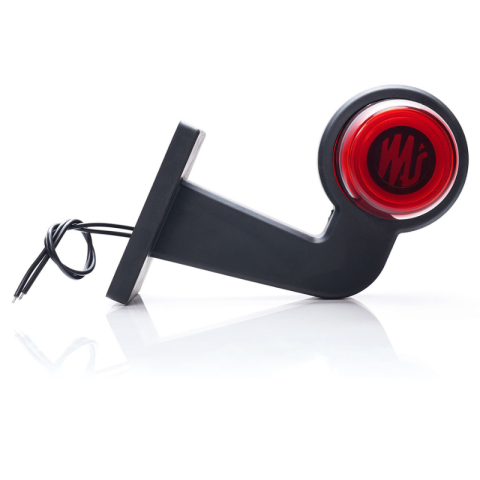 Lampa gabarit LED spate laterala cu brat cot la 90 de grade, 12V-24V, IP6K9K, stanga sau dreapta [3]