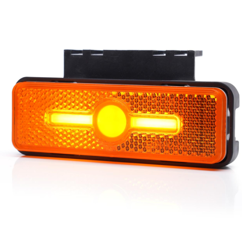 Noutati - Lampa gabarit LED W254, 12-24V, cu reflector, omologare ECE IP6K9K